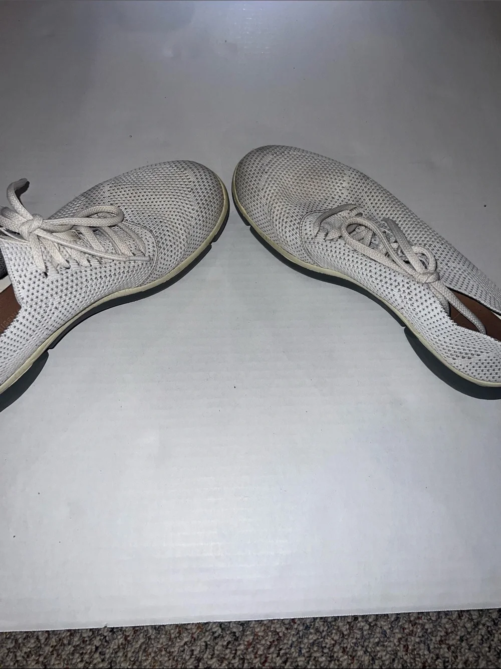 Clarks Knit Lace-Up Athletic Sneakers - White, Burgundy, Black, Navy